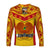 Papua New Guinea Rugby Long Sleeve Shirt PNG Kumuls Bird Of Paradise Yellow LT14 - Polynesian Pride