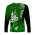 (Custom Personalised) New Caledonia Long Sleeve Shirt Nautilus Green Polynesian Hibiscus LT13 - Polynesian Pride