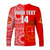 (Custom Text And Number) Kolisi Tonga High School Long Sleeve Shirt Class Of Year Tongan Ngatu Pattern LT14 - Polynesian Pride