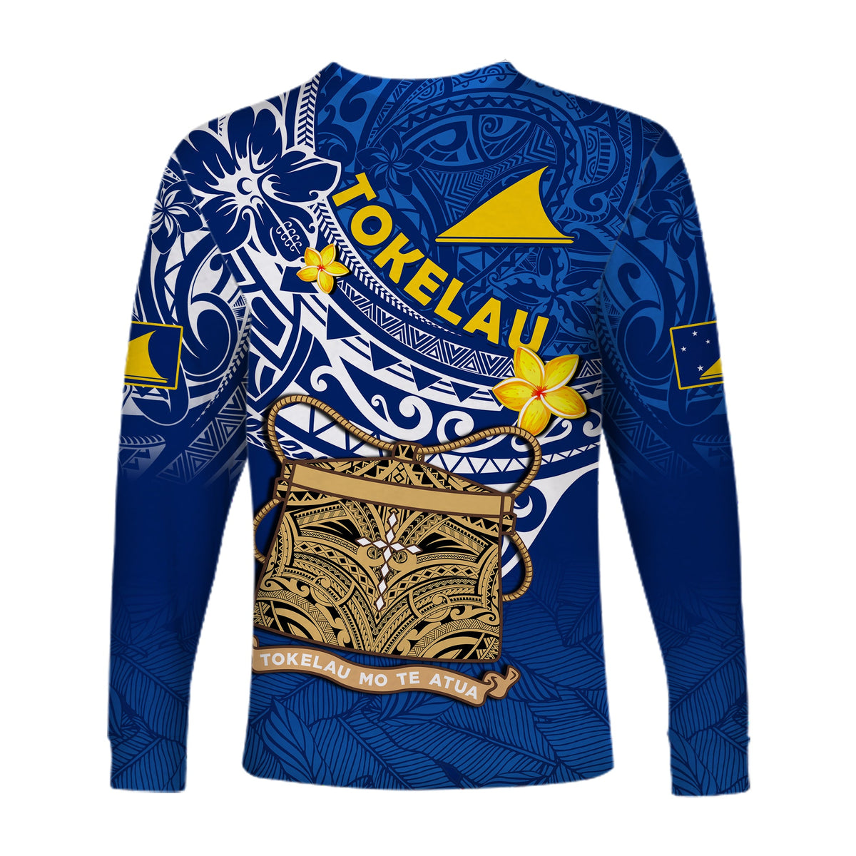 Tokelau Long Sleeve Shirt National Badge Polynesian Happy 74th Independence Anniversary LT14 - Polynesian Pride