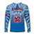 Samoa Rugby Long Sleeve Shirt Toa Samoa Polynesian Pacific Blue Version LT14 - Polynesian Pride