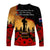 New Zealand Anzac Long Sleeve Shirt Maori Camouflage Mix Poppies We Will Remember Them LT14 - Polynesian Pride