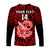 (Custom Text And Number) Hawaii Long Sleeve Shirt Kalani High School Tribal Kakau LT14 - Polynesian Pride