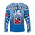 (Custom Text And Number) Samoa Rugby Long Sleeve Shirt Personalise Toa Samoa Polynesian Pacific Blue Version LT14 - Polynesian Pride