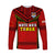 (Custom Text And Number) Tonga Rugby Long Sleeve Shirt Mate Maa Tonga Pacific Ngatu Black LT14 - Polynesian Pride