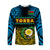 (Custom Personalised) Torba Province Long Sleeve Shirt Vanuatu Pig Tusk Polynesian Flag Style LT14 - Polynesian Pride