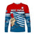 Free West Papua Long Sleeve Shirt One People One Soul Strong West Papuan LT13 Unisex Blue - Polynesian Pride