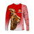 (Custom Text and Number) Kolisi Tonga College Atele Long Sleeve Shirt Home of the Lions LT13 - Polynesian Pride