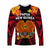 (Custom Personalised) Papua New Guinea Long Sleeve Shirt PNG Bird Of Paradise Polynesian Pattern LT14 - Polynesian Pride