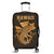 Hawaii Luggage Cover Kakau Kanaka Maoli Combine Polynesian Shark Ver.01 LT14 Gold - Polynesian Pride