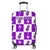 (Custom Personalised) Hawaii Luggage Cover Palm Trees Mix Pinapple Ver.05 LT14 Purple - Polynesian Pride