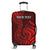 (Custom Personalised) Hawaii Luggage Cover Kakau Polynesia Hawaiian Fish Hook Ver.02 LT14 Red - Polynesian Pride