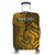 (Custom Personalised) Hawaii Luggage Cover Kakau Polynesia Hawaiian Fish Hook Ver.03 LT14 Gold - Polynesian Pride