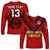 (Custom Text and Number) Tonga Rugby MMT Long Sleeve Shirt Ngatu Mate Maa Tonga Simple LT13 Unisex Red - Polynesian Pride