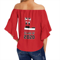 (Personalised) Hawaii - Lahainaluna High Custom Your Class Off Shoulder Waist Wrap Top AH - Polynesian Pride