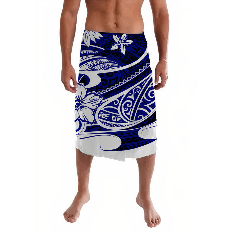 Polynesian Tribal Lavalava Blue LT6 Blue - Polynesian Pride