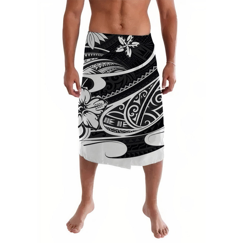 Polynesian Tribal Lavalava Black LT6 Black - Polynesian Pride