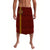 Tonga Eua High School Lavalava Simple Tongan Style Maroon LT8 Maroon - Polynesian Pride