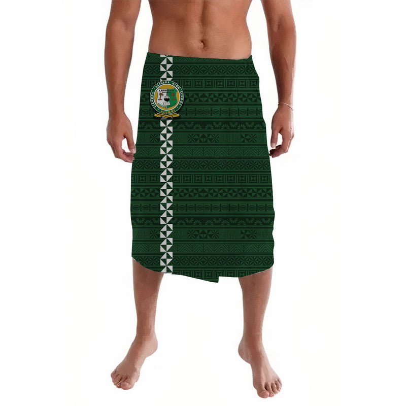 Tonga Liahona Saineha High School Lavalava Simple Tongan Style Green LT8 Green - Polynesian Pride