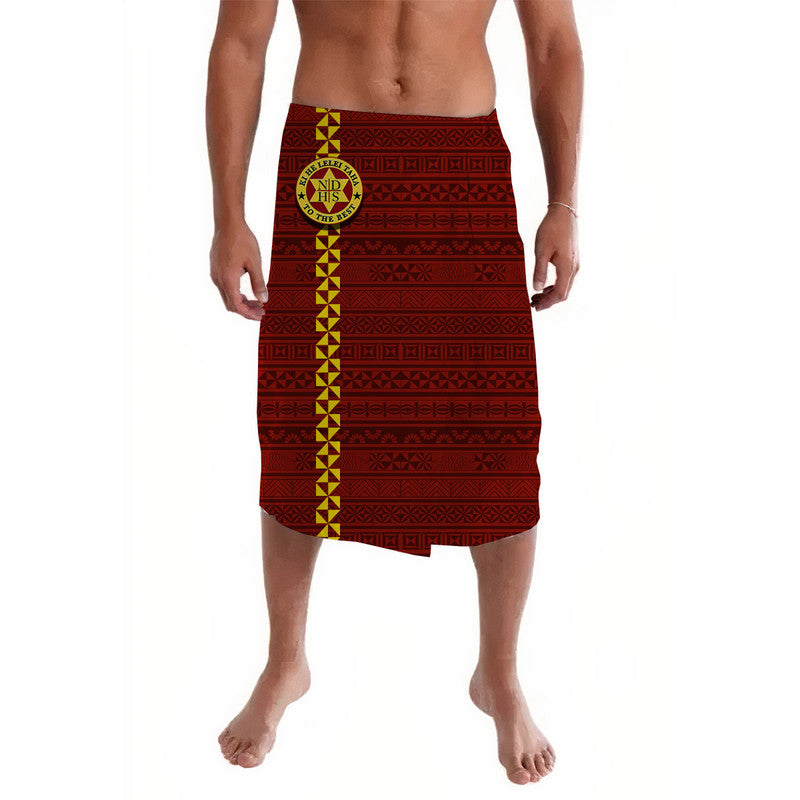 Tonga Niuatoputapu High School Lavalava Simple Tongan Style Maroon LT8 Maroon - Polynesian Pride