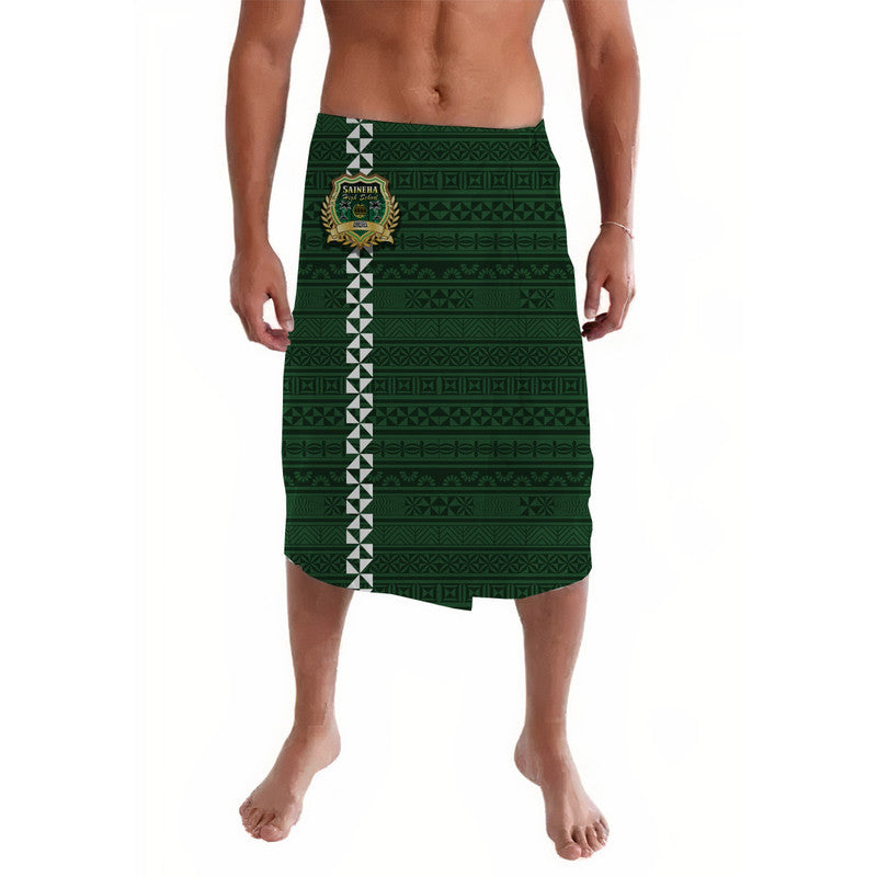 Tonga Saineha High School Lavalava Simple Tongan Style Green LT8 Green - Polynesian Pride