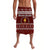 Tonga Beulah College Christmas Lavalava Simple Style LT8 Maroon - Polynesian Pride