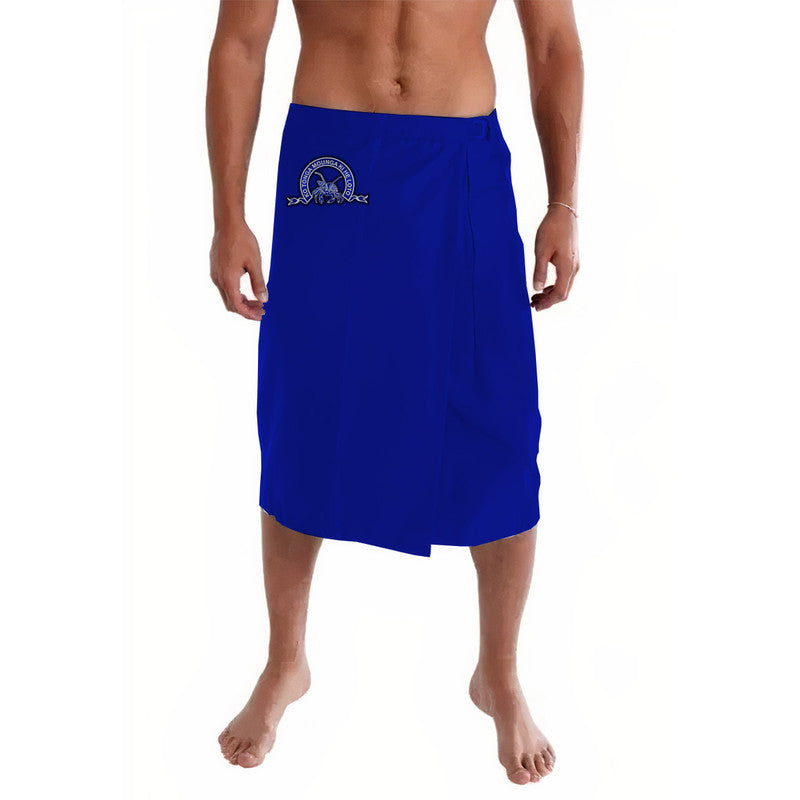 Tonga Tapunisiliva College Lavalava Original Style Blue LT8 Blue - Polynesian Pride