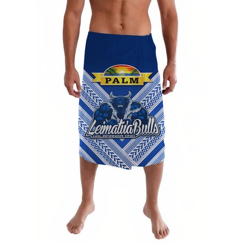 Mate Ma a Tonga Lavalava Leimatu a Bulls Creative Style Blue LT8 Red - Polynesian Pride