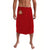 Tonga Kolisi Tonga College Lavalava Original Style Red LT8 Red - Polynesian Pride