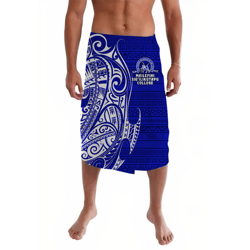 Tonga Mailefihi Siu ilikutapu College Lavalava Original Style LT8 Blue - Polynesian Pride