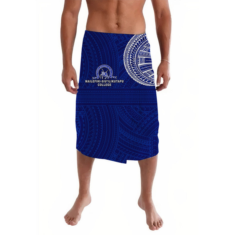 Tonga Mailefihi Siu ilikutapu College Lavalava Simple Style LT8 Blue - Polynesian Pride