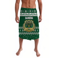 Tonga Saineha High School Christmas Lavalava Simple Style LT8 Green - Polynesian Pride