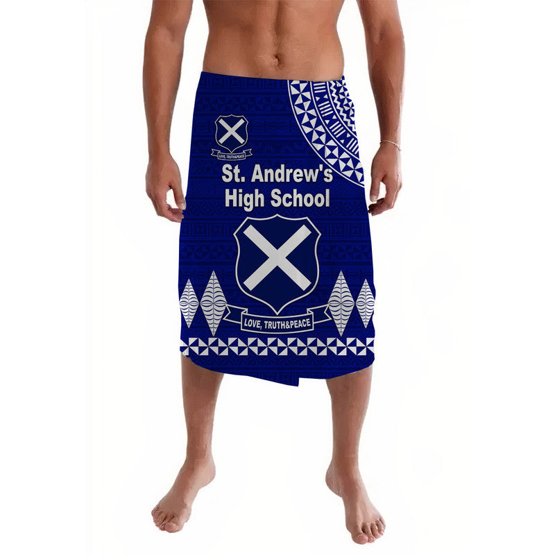 Tonga St. Andrew s High School Lavalava Original Style LT8 Blue - Polynesian Pride