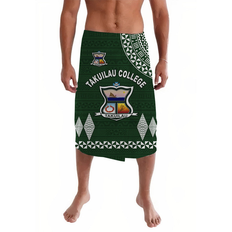 Tonga Takuilau College Lavalava Simple Style LT8 Green - Polynesian Pride