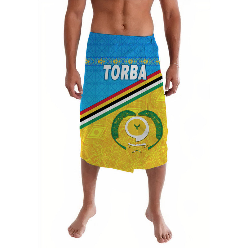 Torba Province Lavalava Vanuatu Pattern Unique Style LT8 Blue - Polynesian Pride