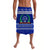 Tonga Tupou Tertiary Institute Christmas Lavalava Simple Style LT8 Blue - Polynesian Pride