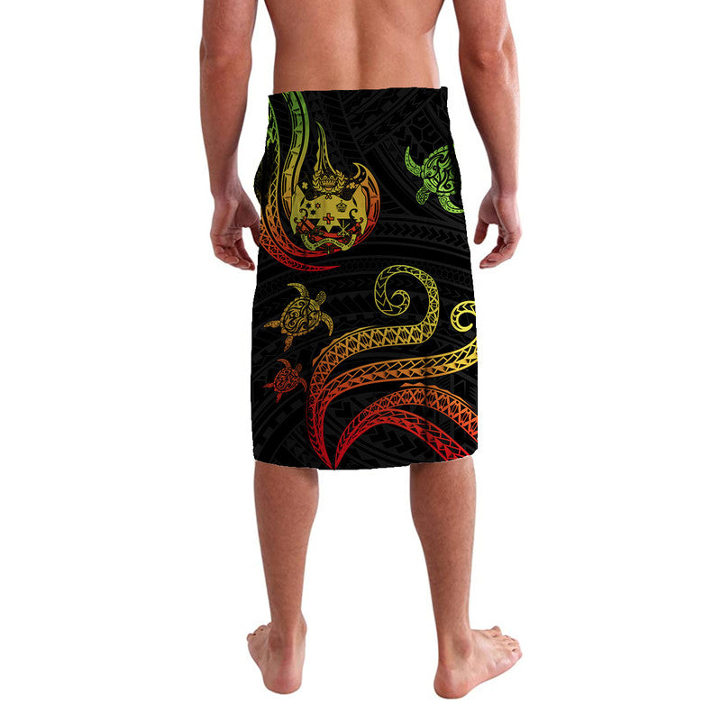 Tonga Polynesian Lavalava Turtle With Pattern Reggae LT8 - Polynesian Pride