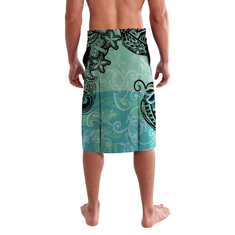 Tonga Lavalava Vintage Floral Pattern Green LT8 - Polynesian Pride