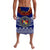 Custom Tonga Lavalava Emancipation Day Tupenu Independence Day Fancy Kahoa Heilala Flower Blue LT8 Blue - Polynesian Pride