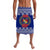 Custom Tonga Lavalava Emancipation Day Tupenu Independence Day Simple Ngatu Heilala Flower Blue LT8 Blue - Polynesian Pride