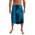 Custom Hawaii Lavalava Kakau Polynesian Pattern Combine Tropical Flowers Ver.03 LT14 Blue - Polynesian Pride