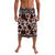 Festival in Fiji Hibiscus Lavalava with Hibiscus Brown LT6 Lavalava Brown - Polynesian Pride