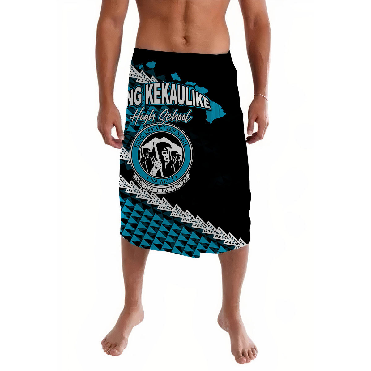 King Kekaulike High School Hawaii Lavalava LT6 Lavalava Blue - Polynesian Pride