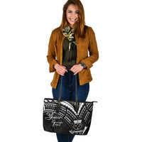 Samoa Custom Personalised Leather Tote - Cross Style - Polynesian Pride