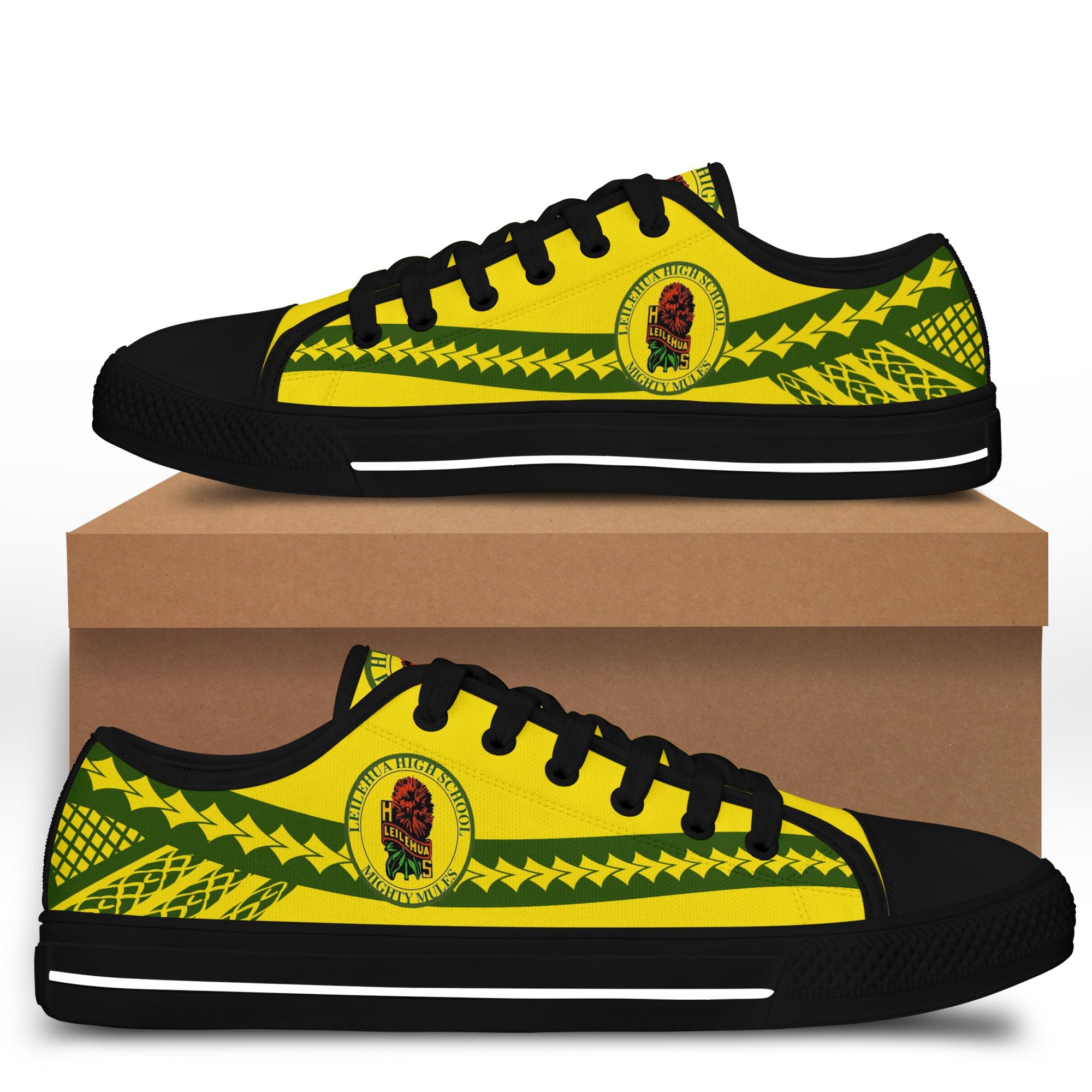 Hawaii - Leilehua High Low Top Shoes - AH - Polynesian Pride