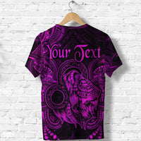 Custom Leo Zodiac Polynesian T Shirt Unique Style Pink LT8 - Polynesian Pride