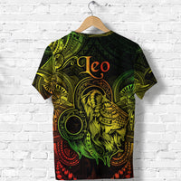 Leo Zodiac Polynesian T Shirt Unique Style Reggae LT8 - Polynesian Pride