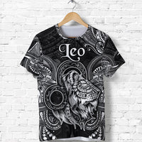Leo Zodiac Polynesian T Shirt Unique Style Black LT8 - Polynesian Pride