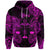 Libra Zodiac Polynesian Zip Hoodie Unique Style Pink LT8 - Polynesian Pride