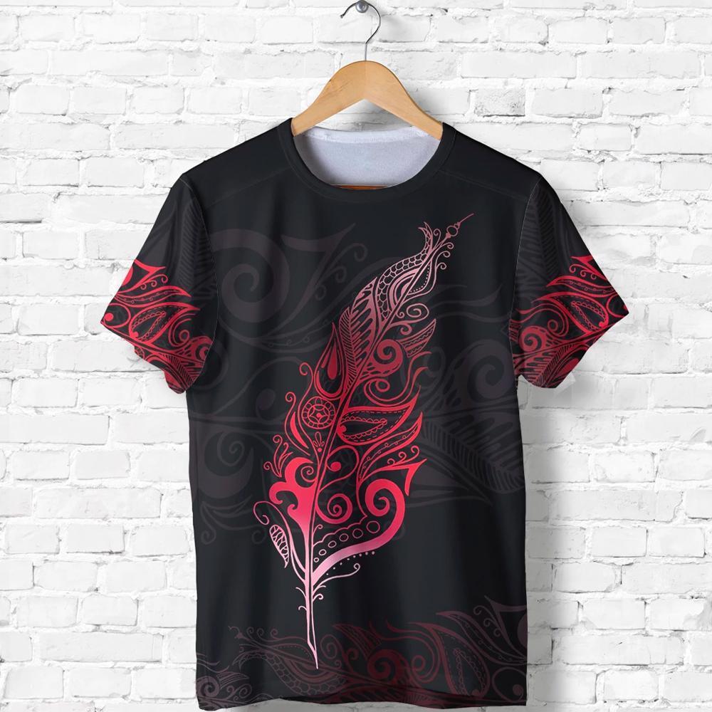 New Zealand Shirt, Maori Light Silver Fern T Shirt Unisex Black - Polynesian Pride